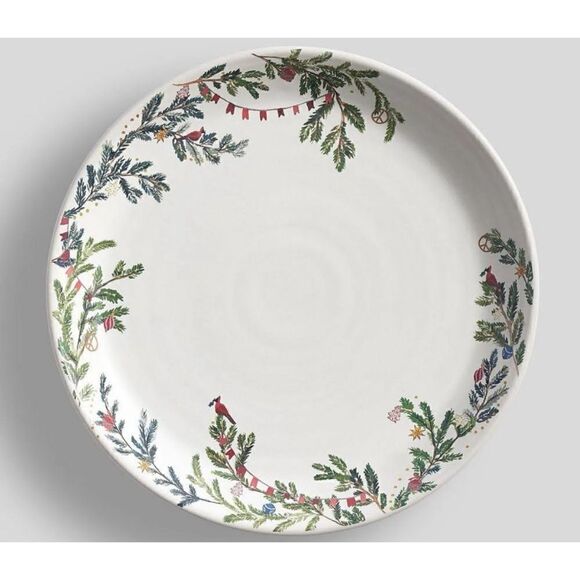 Pottery Barn Christmas In the Country Dinnerware Collection Dinner Plate - Picture 1 of 3